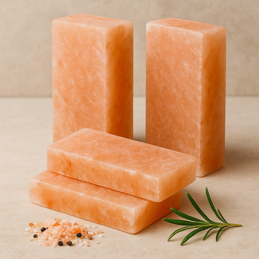 Slateex Salzstein 20x10x2,5 cm im 4er Set