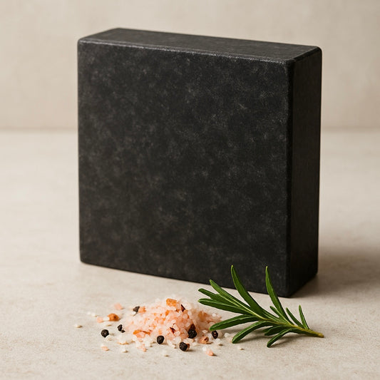 Slateex Speckstein Grillplatte 20x20x3 cm – Natursteinplatte aus Pietra Ollare