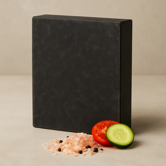 Slateex Premium Speckstein Grillplatte 20x10x3 cm aus Pietra Ollare