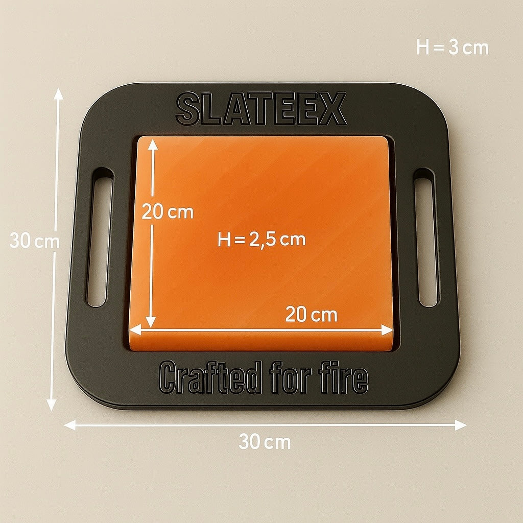 Slateex Salzsteingrill 30×30 cm