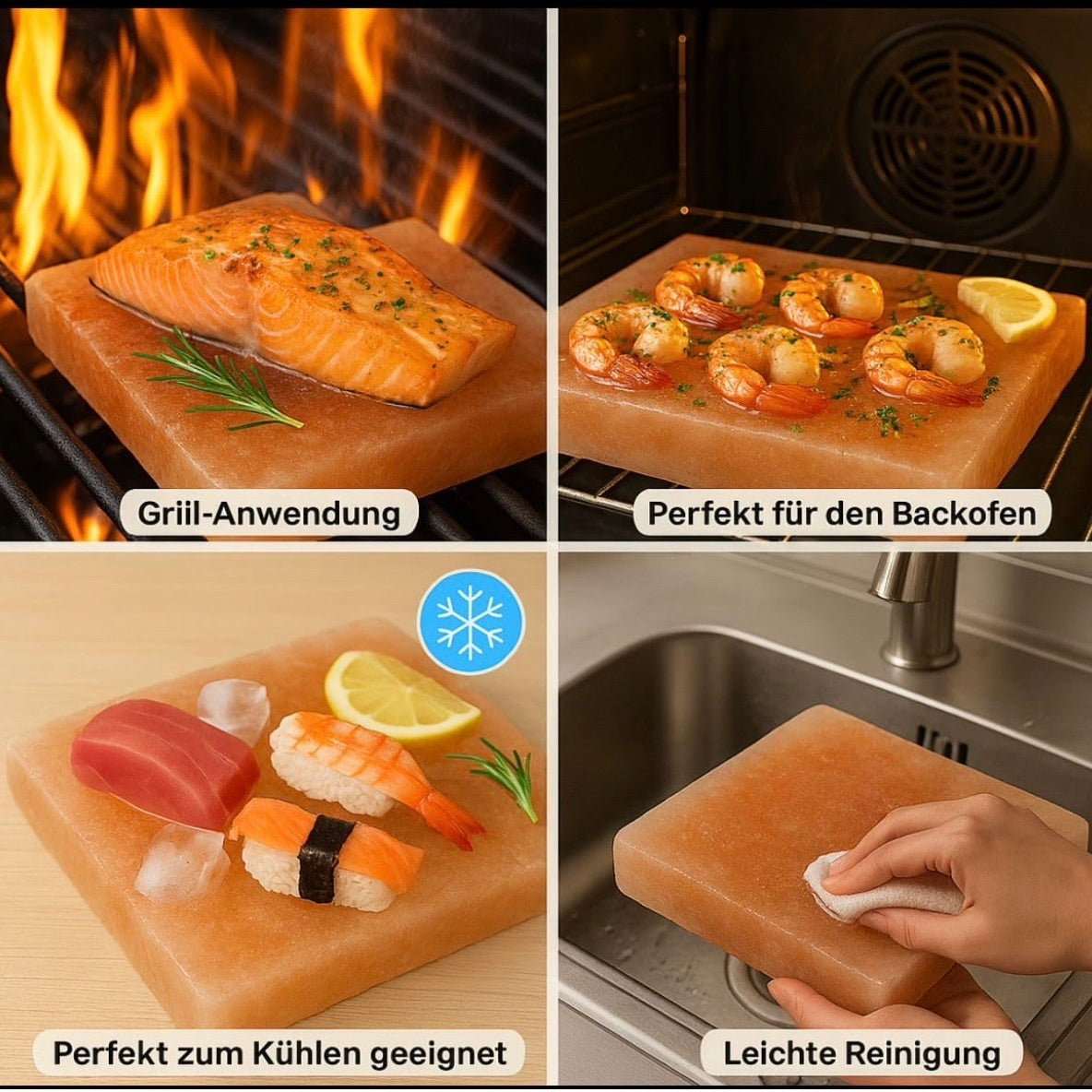 Slateex Salzstein 20x10x2,5cm