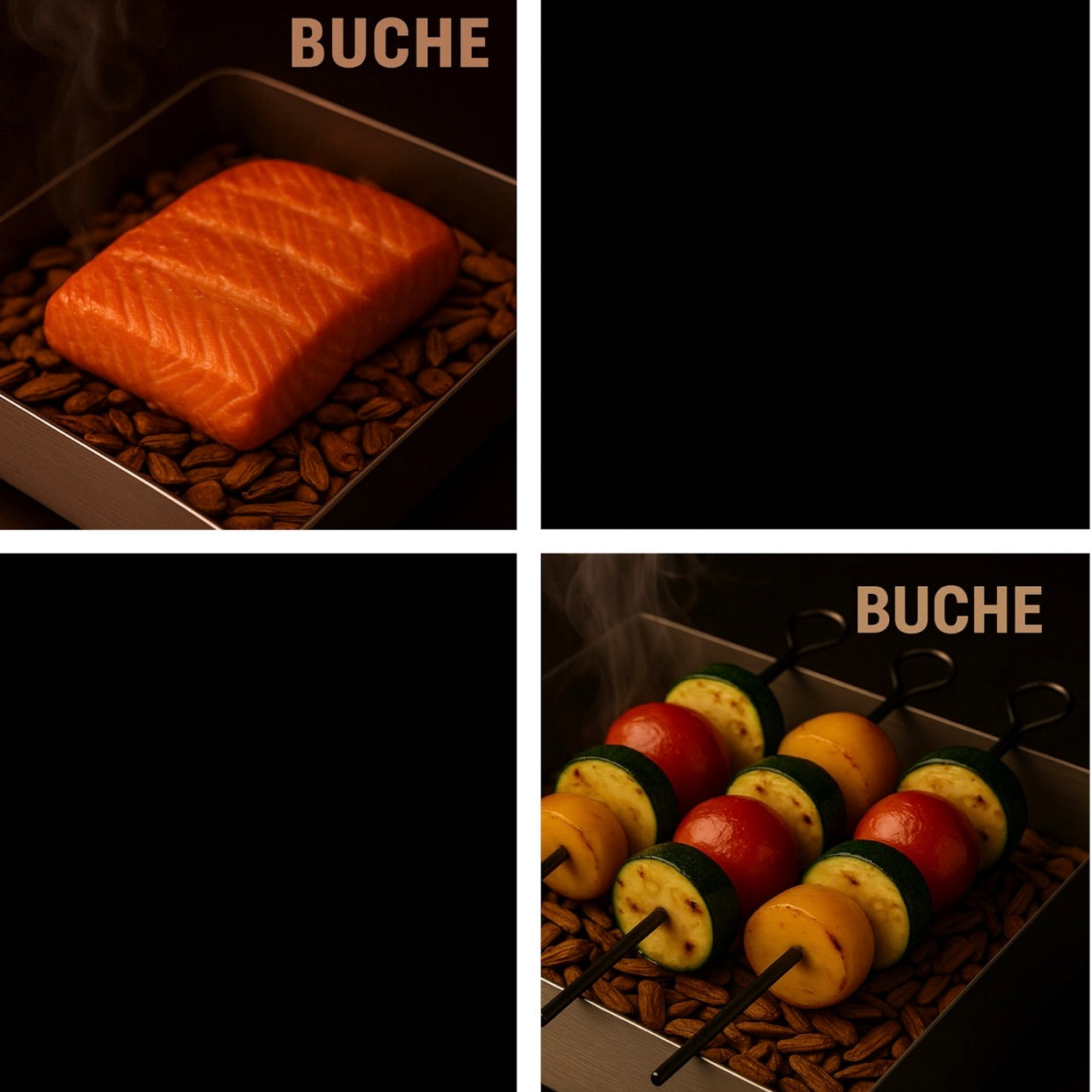 Slateex 3er-Set Räucherholz Buche, Eiche & Kirsche
