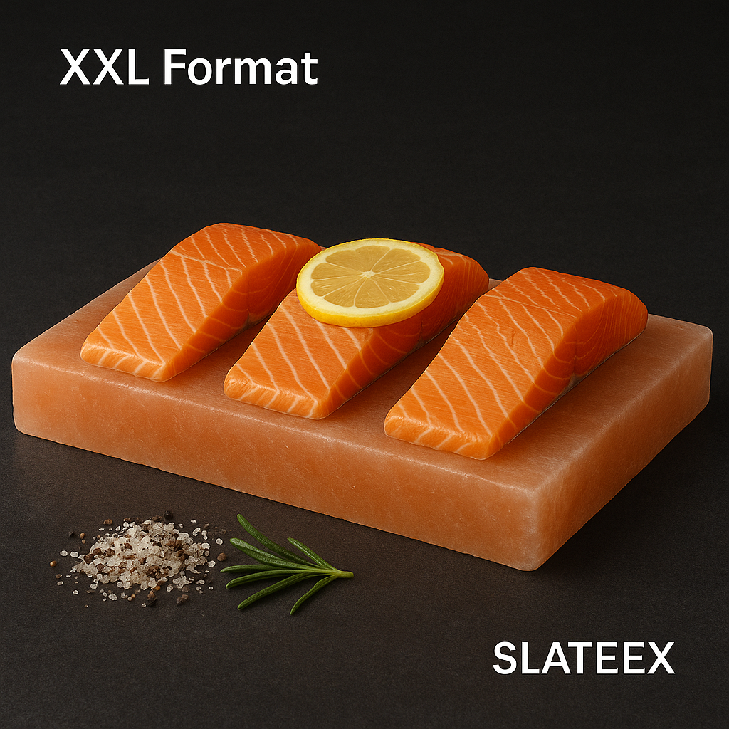 Slateex XXL Salzstein 40x20x5 cm