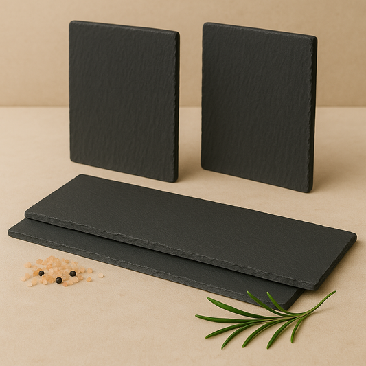 Slateex 4-er Pack Schieferplatte 38x13x0,6 cm