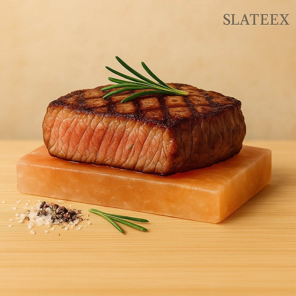Slateex Salzstein 20x20x2,5cm im Doppelpack