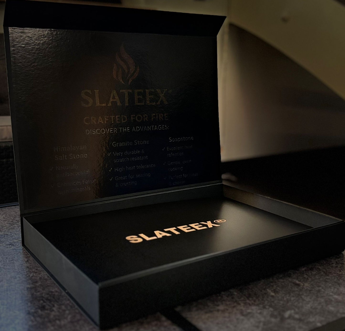 Slateex 3er Grillstein Set