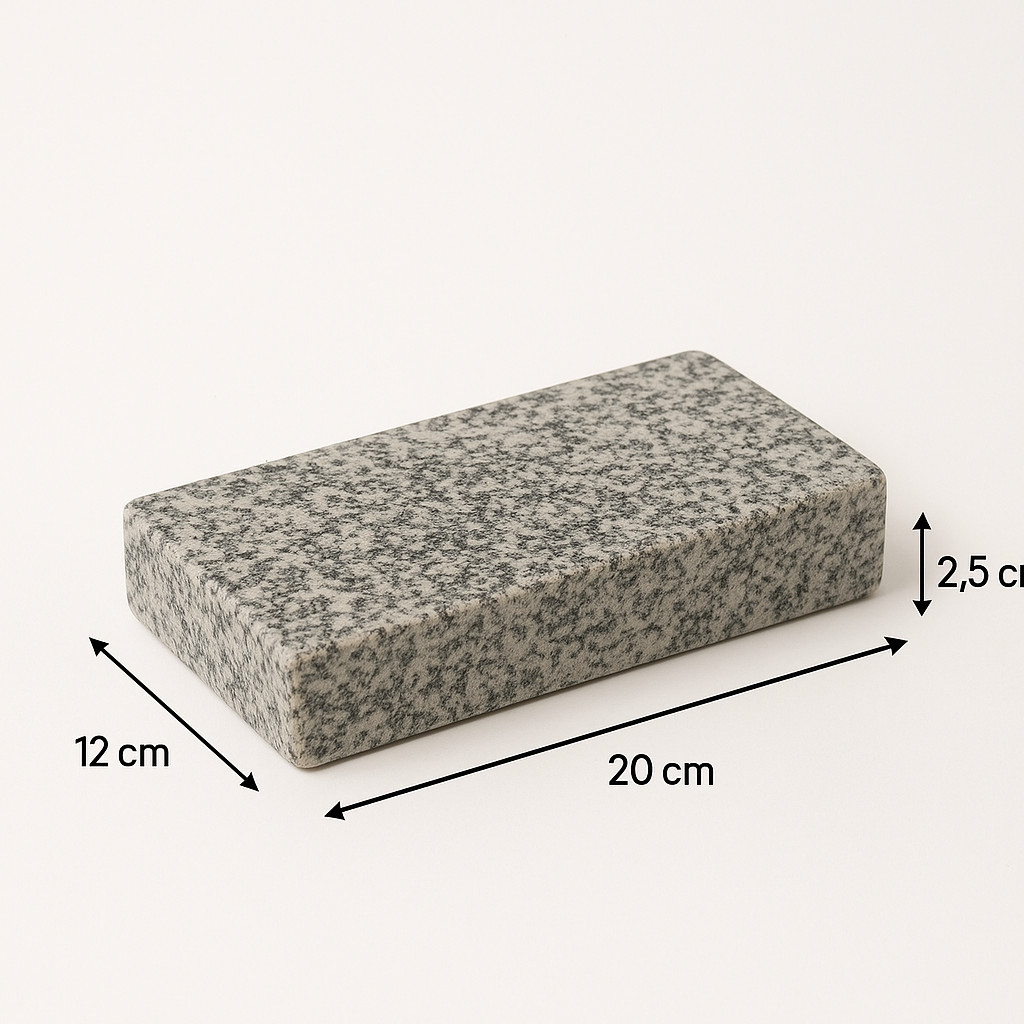 Slateex Grillstein Granit 20x12x2,5 cm
