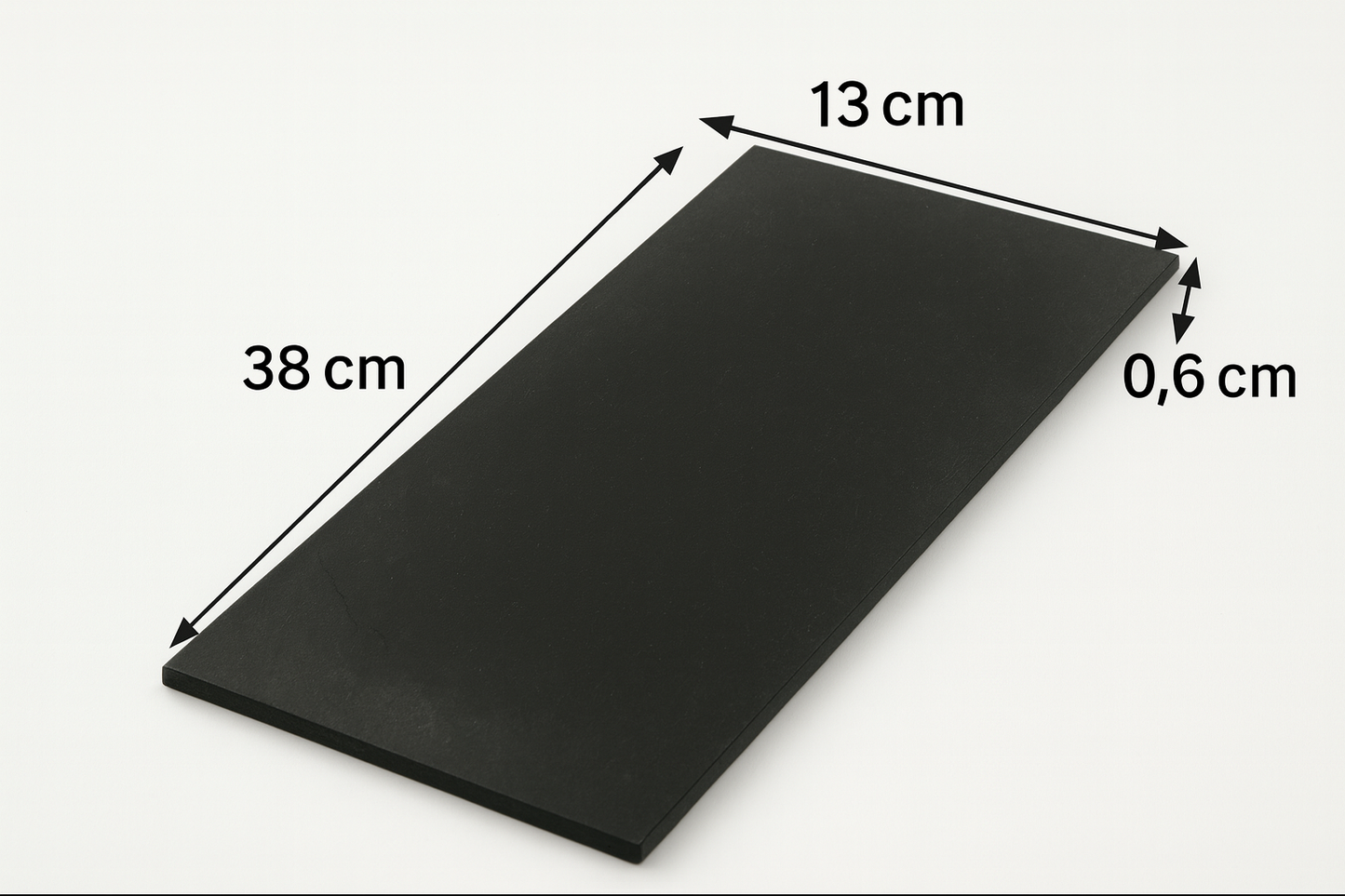Slateex 4-er Pack Schieferplatte 38x13x0,6 cm