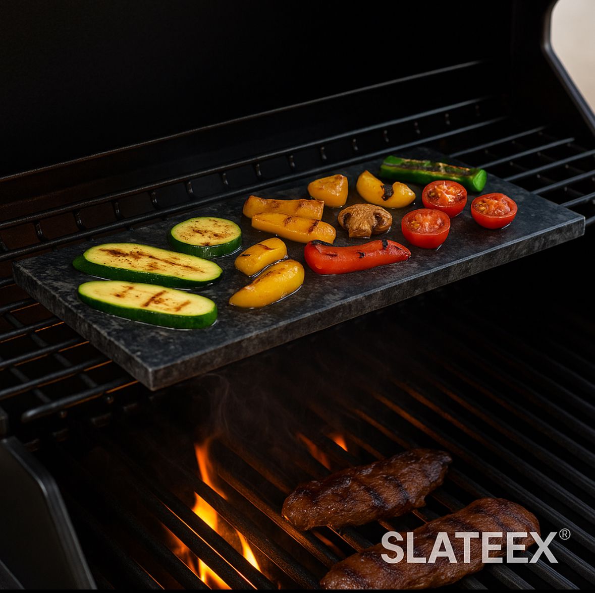 Slateex Speckstein Grill- und Pizzaset